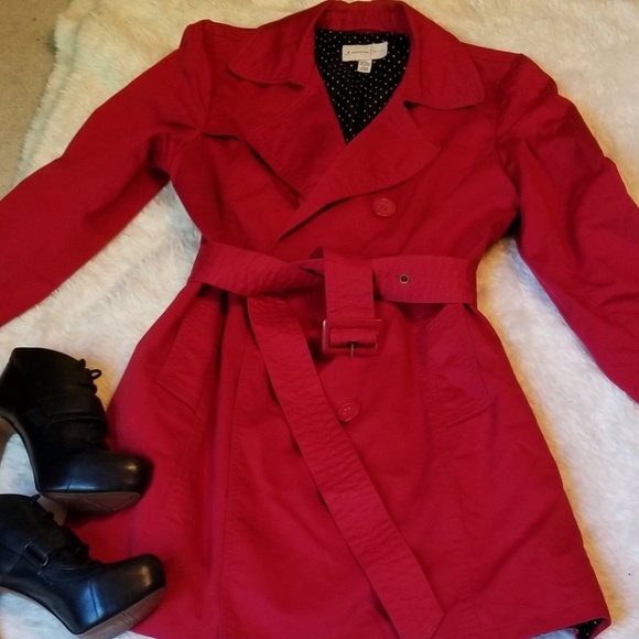 JM Collection Jackets & Blazers - Double Breasted Trench Coat
